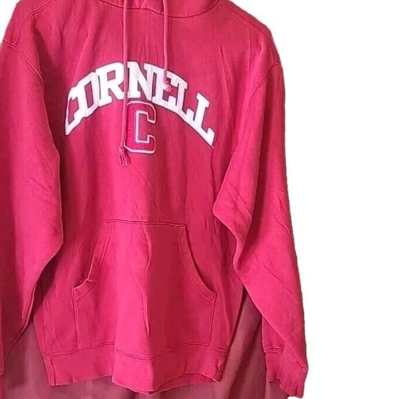 Cornell University Hoodie Mens small Red Pro Janssport Small Pullover - Picture 2 of 3
